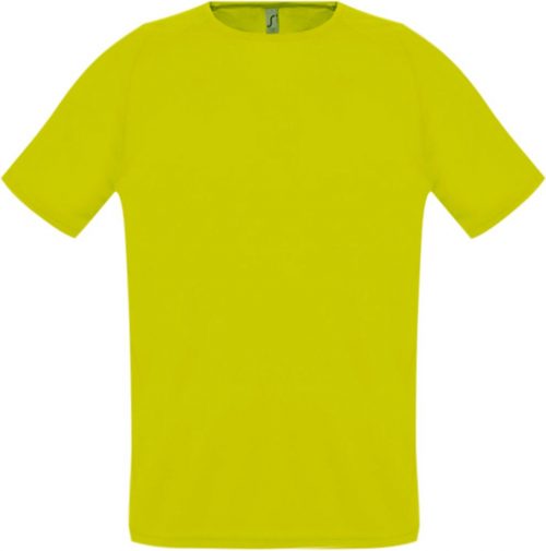 Футболка унисекс Sporty 140, желтый неон
