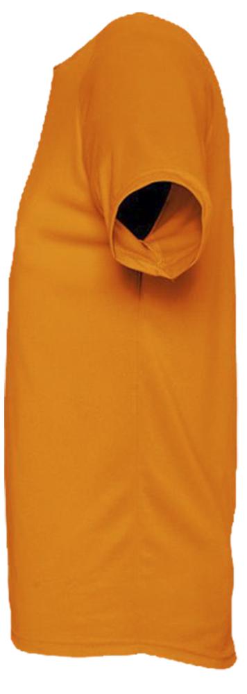 Футболка унисекс Sporty 140, оранжевый неон — изображение 4