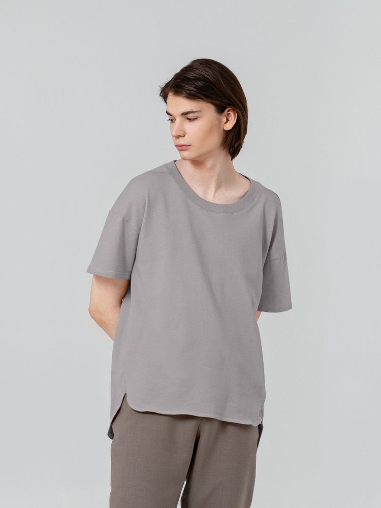 Футболка унисекс Kosmos 1.0, серая — изображение 4