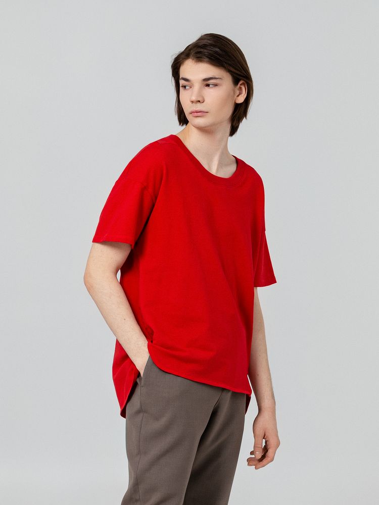 Футболка унисекс Kosmos 1.0, красная — изображение 2