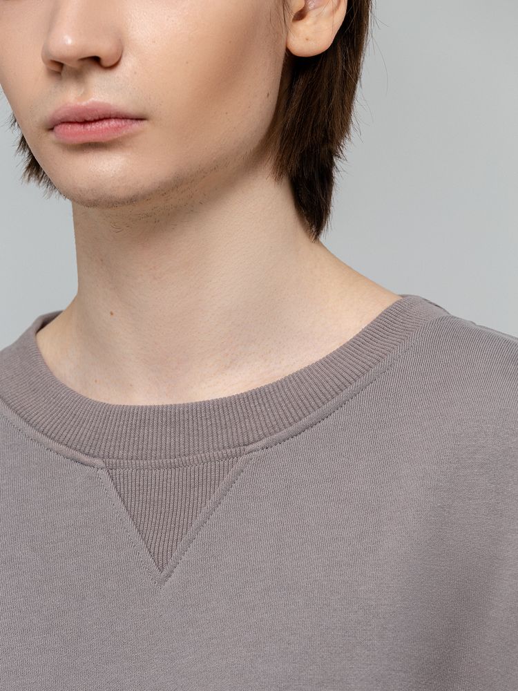 Свитшот унисекс Kosmos 1.0, серый — изображение 4