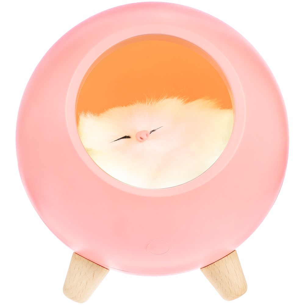 Беспроводная лампа-колонка Right Meow, розовая — изображение 2