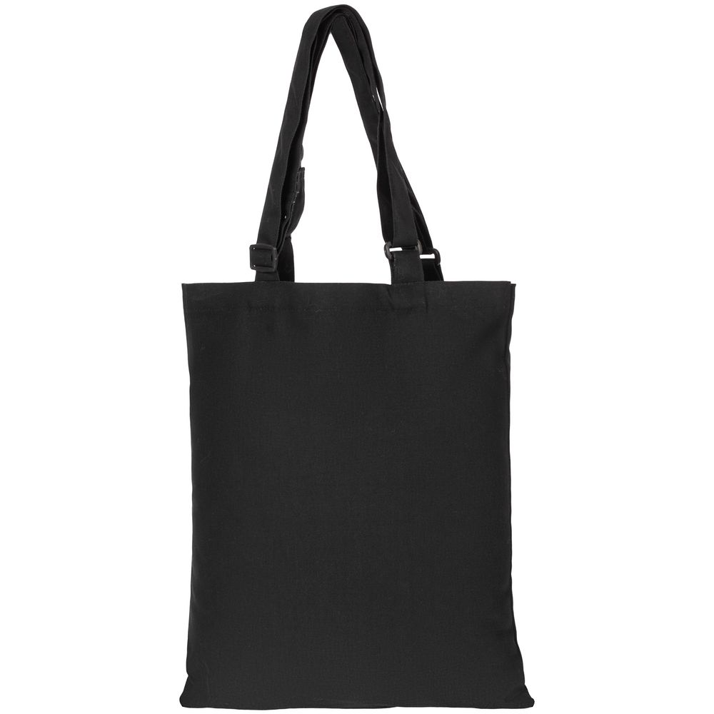 Сумка для покупок с регулируемыми ручками Leta, черная — изображение 4