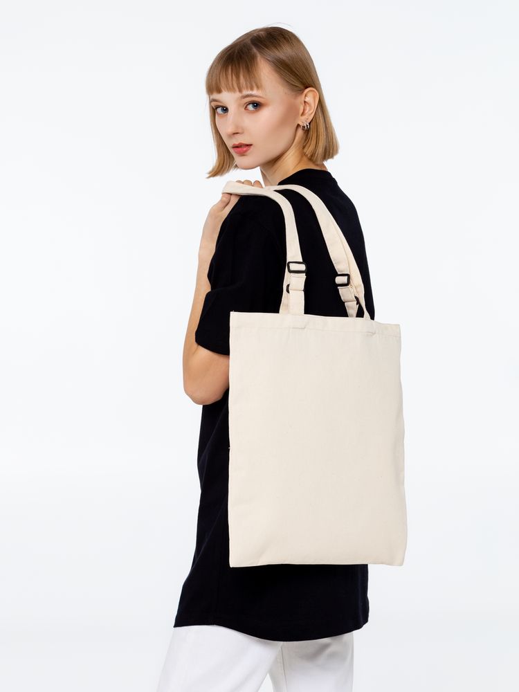 Сумка для покупок с регулируемыми ручками Leta, неокрашенная — изображение 10