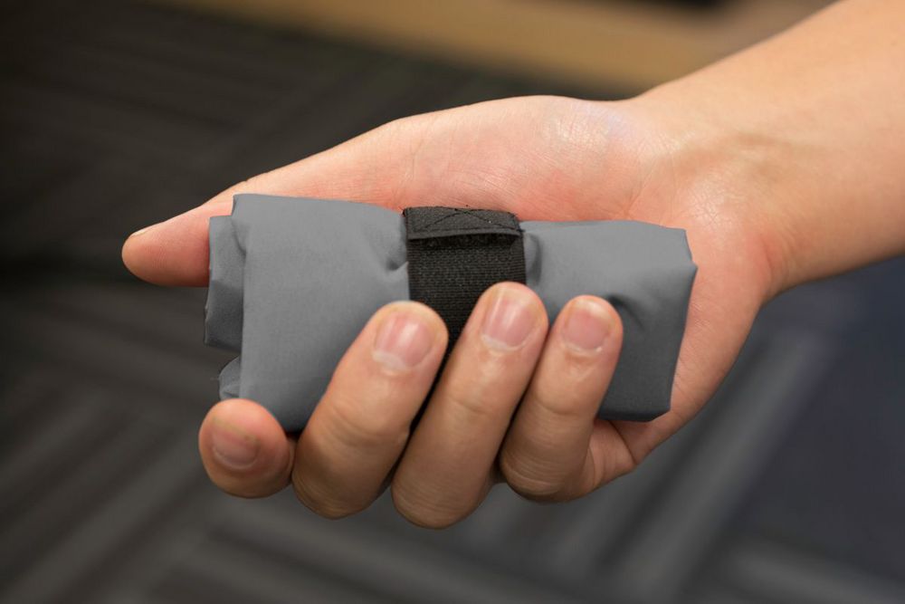 Надувная подушка-сиденье V Seat, серая — изображение 3