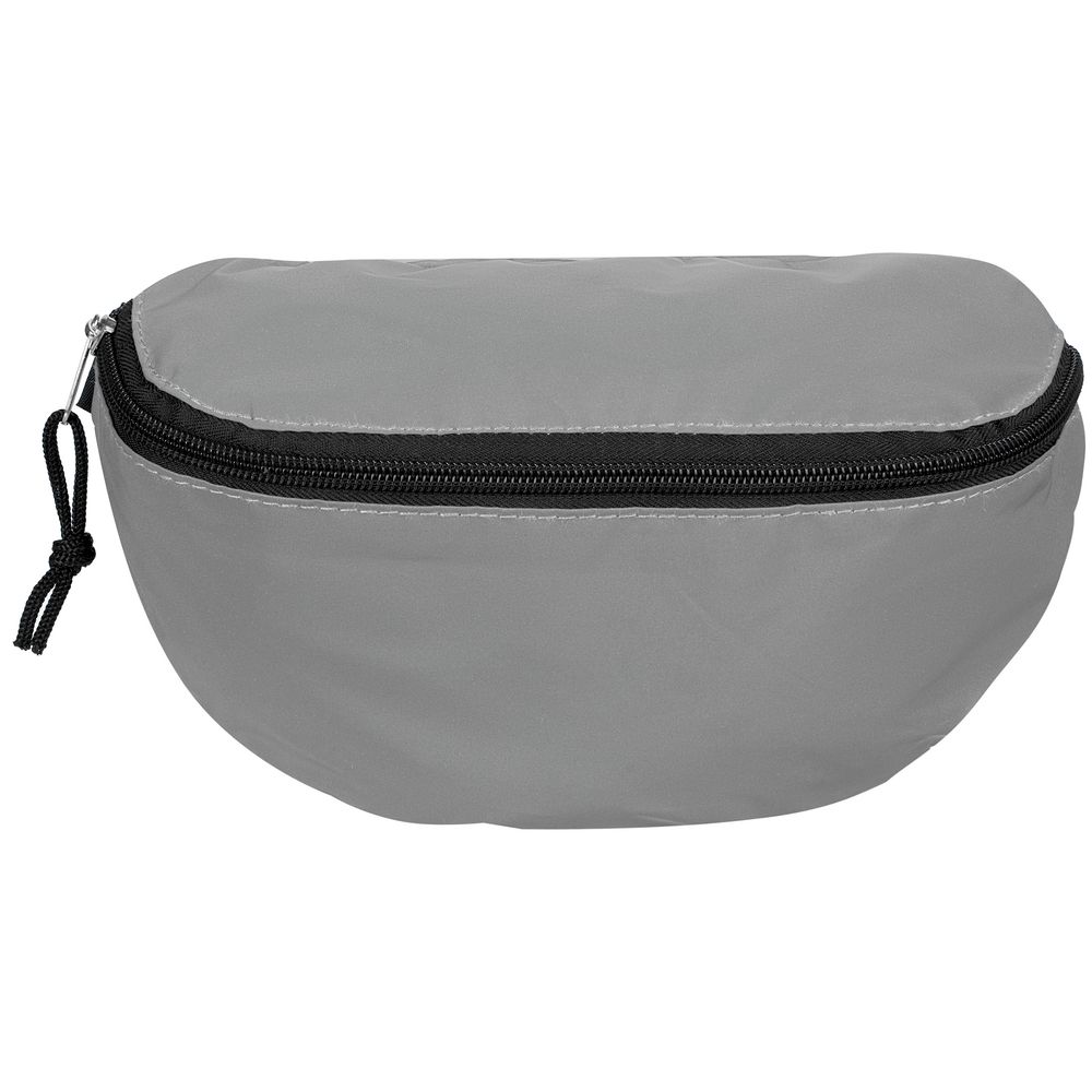 Поясная сумка Manifest из светоотражающей ткани, серая — изображение 3