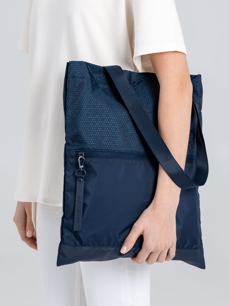 Сумка для покупок Triangel, синяя — изображение 2