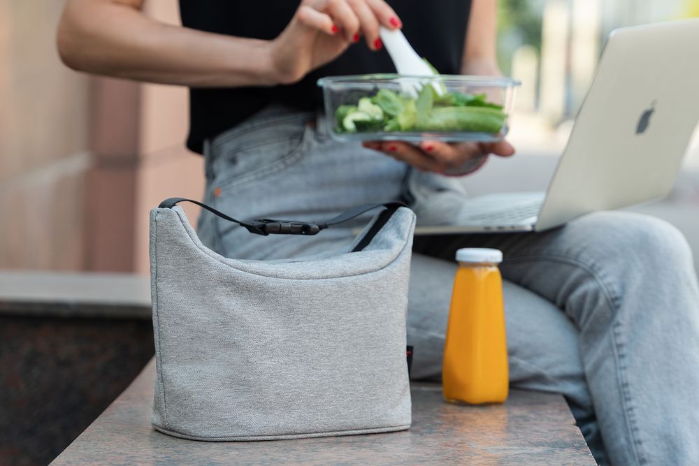 Термосумка Burst Oneworld, серая — изображение 6