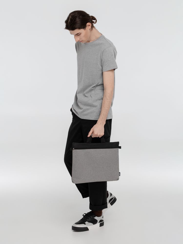 Конференц-сумка Melango, серая — изображение 6