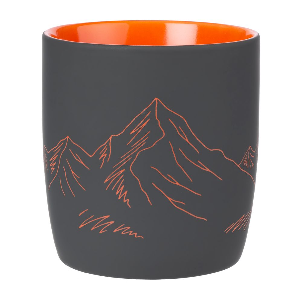 Кружка Surprise Touch c покрытием софт-тач, оранжевая — изображение 4