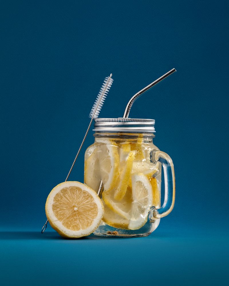 Набор Mellow, с изогнутой трубочкой, серебристый — изображение 4