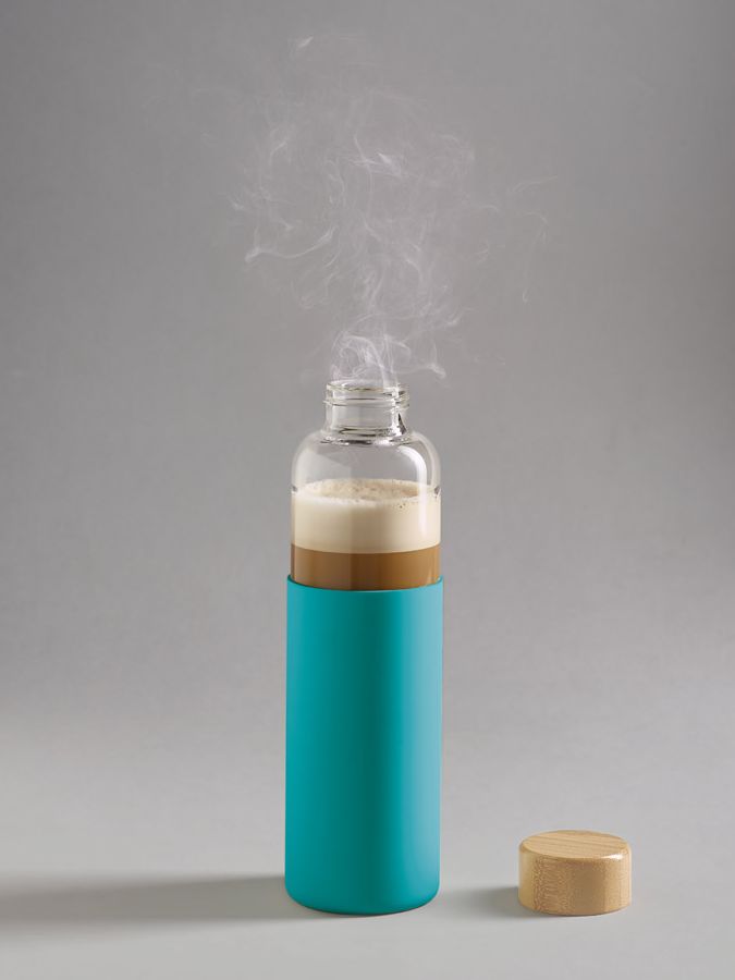 Бутылка для воды Dakar, прозрачная с бирюзовым — изображение 7