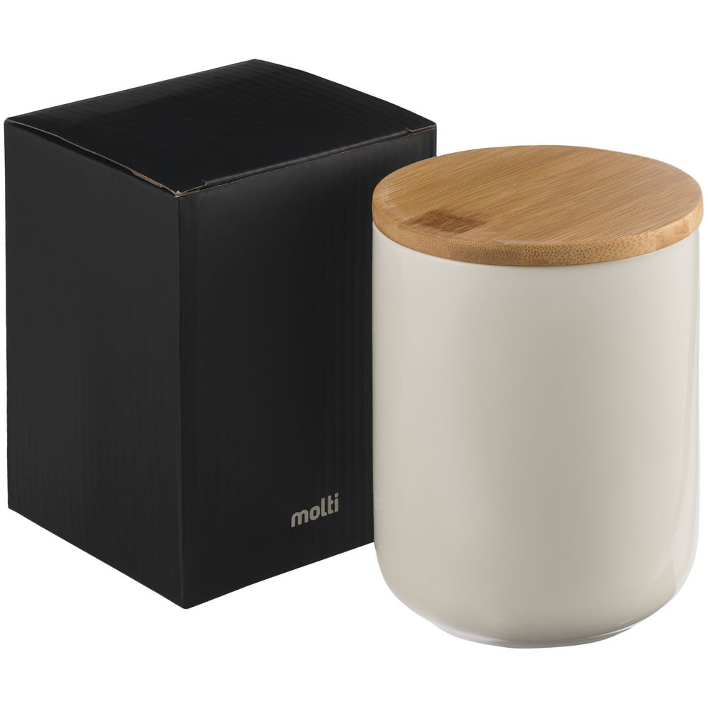 Банка для хранения Bambic с бамбуковой крышкой — изображение 6