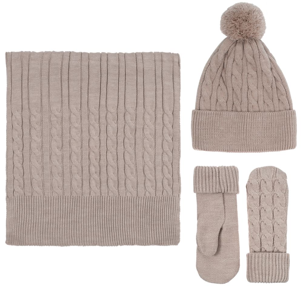 Шапка Heat Trick, бежевый меланж — изображение 5