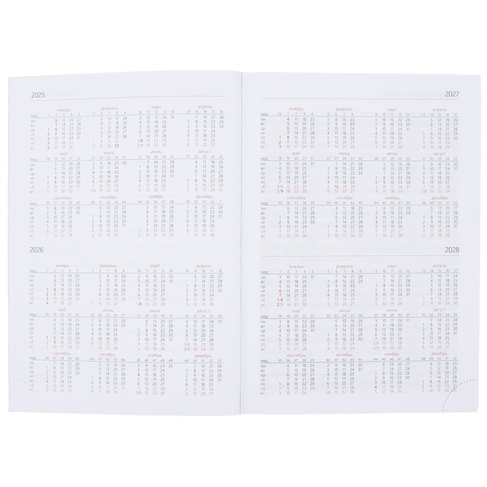 Ежедневник New Nebraska, датированный, коричневый — изображение 7