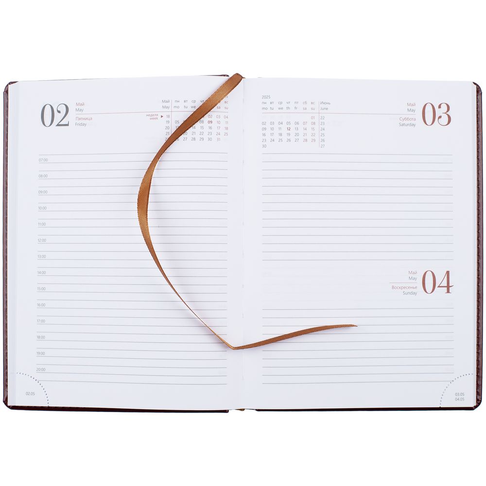 Ежедневник New Nebraska, датированный, коричневый — изображение 8