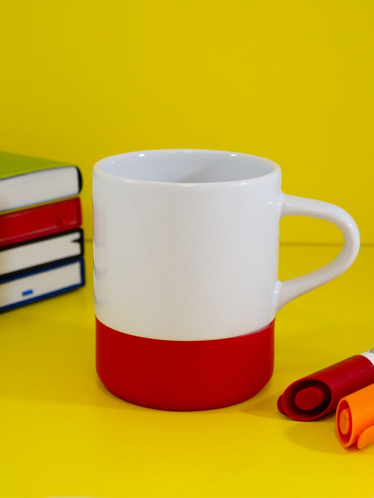 Кружка с силиконовой подставкой Protege, красная — изображение 6