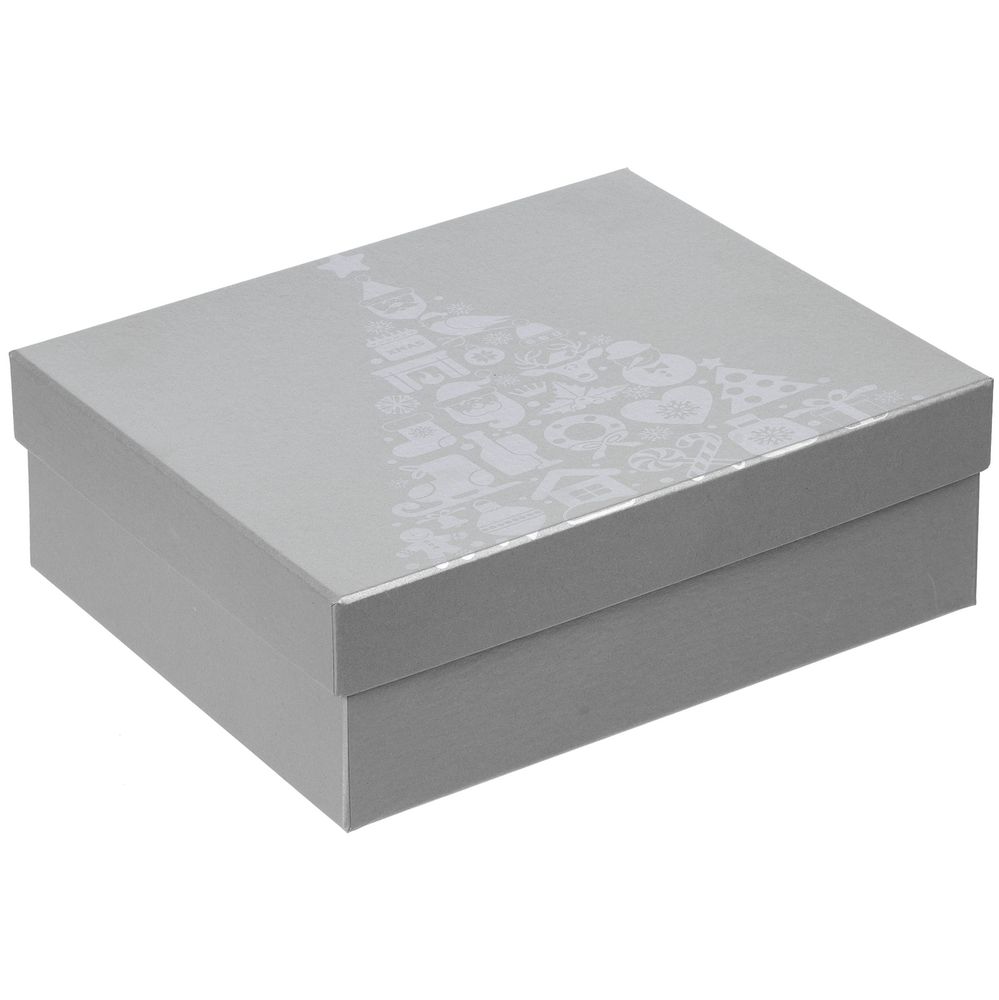 Коробка «Новогодняя история», серебристая — изображение 2