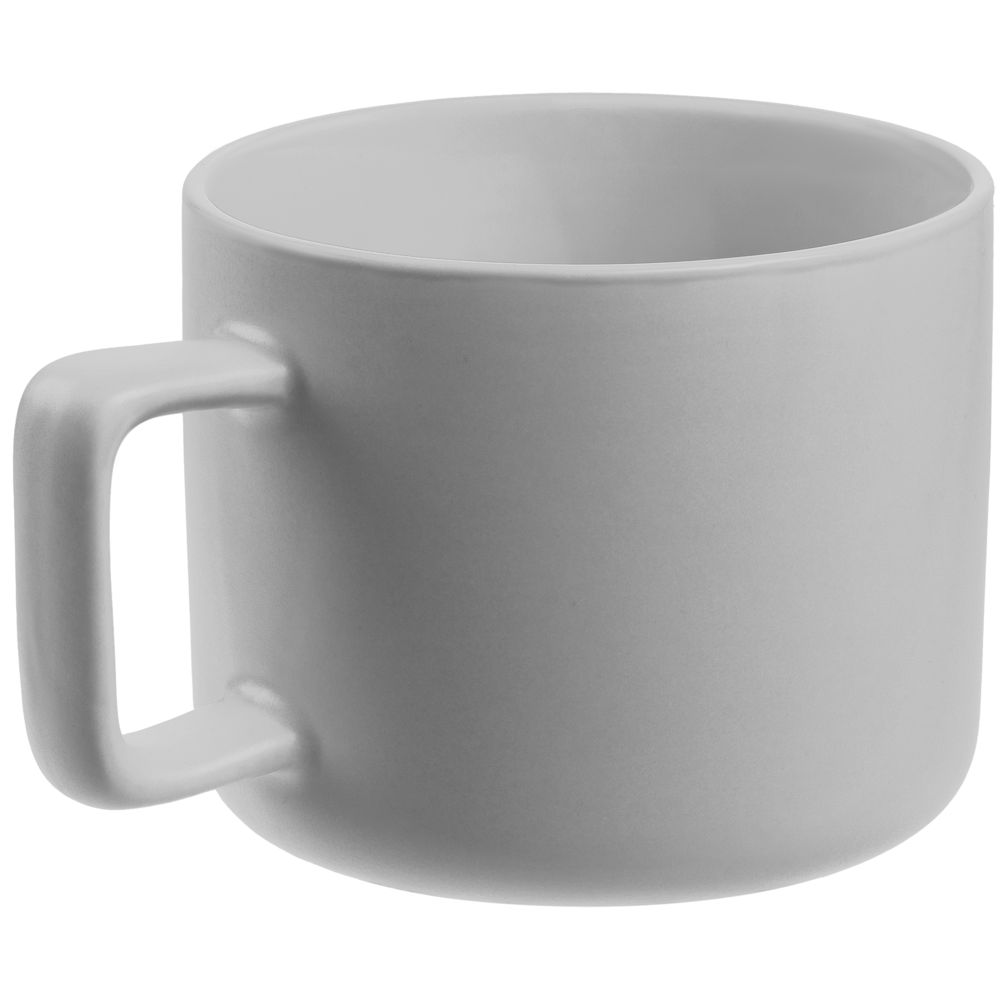 Чашка Jumbo, ver.2, матовая, светло-серая — изображение 3