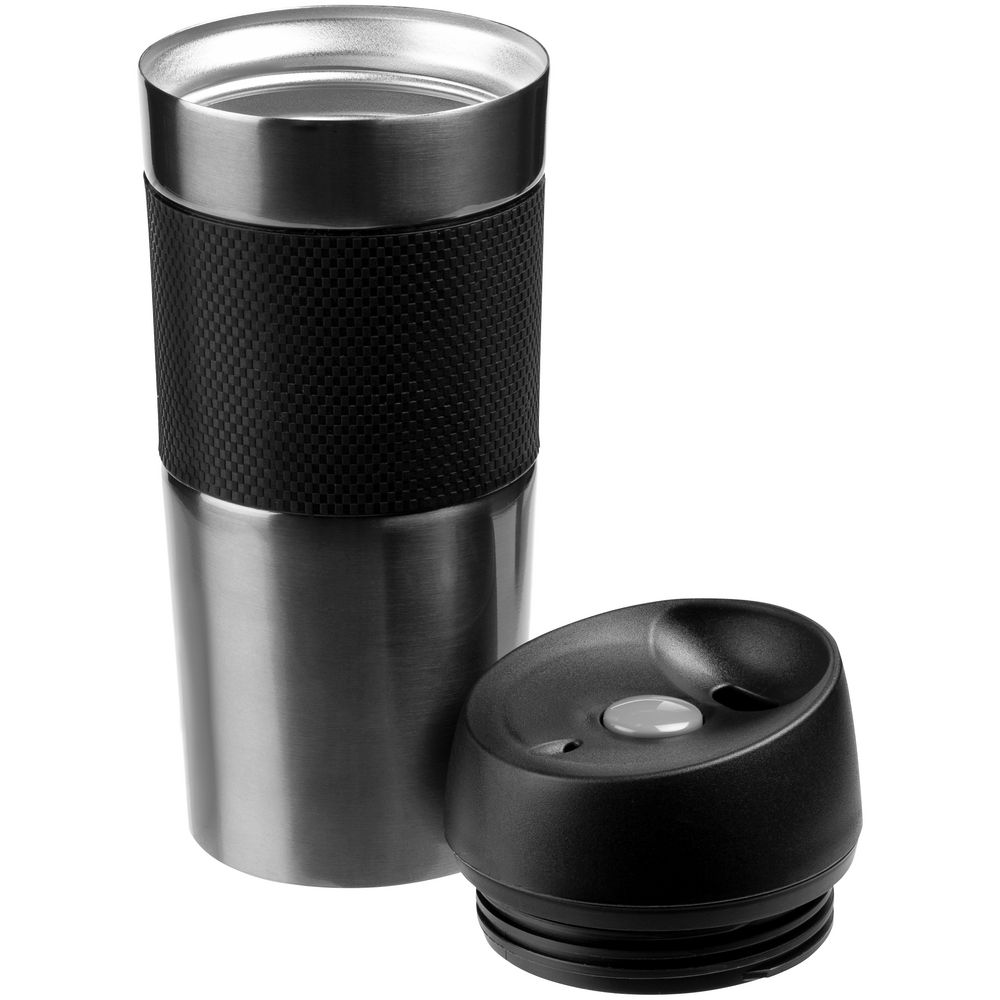 Термостакан Solingen Grip, серо-стальной — изображение 4