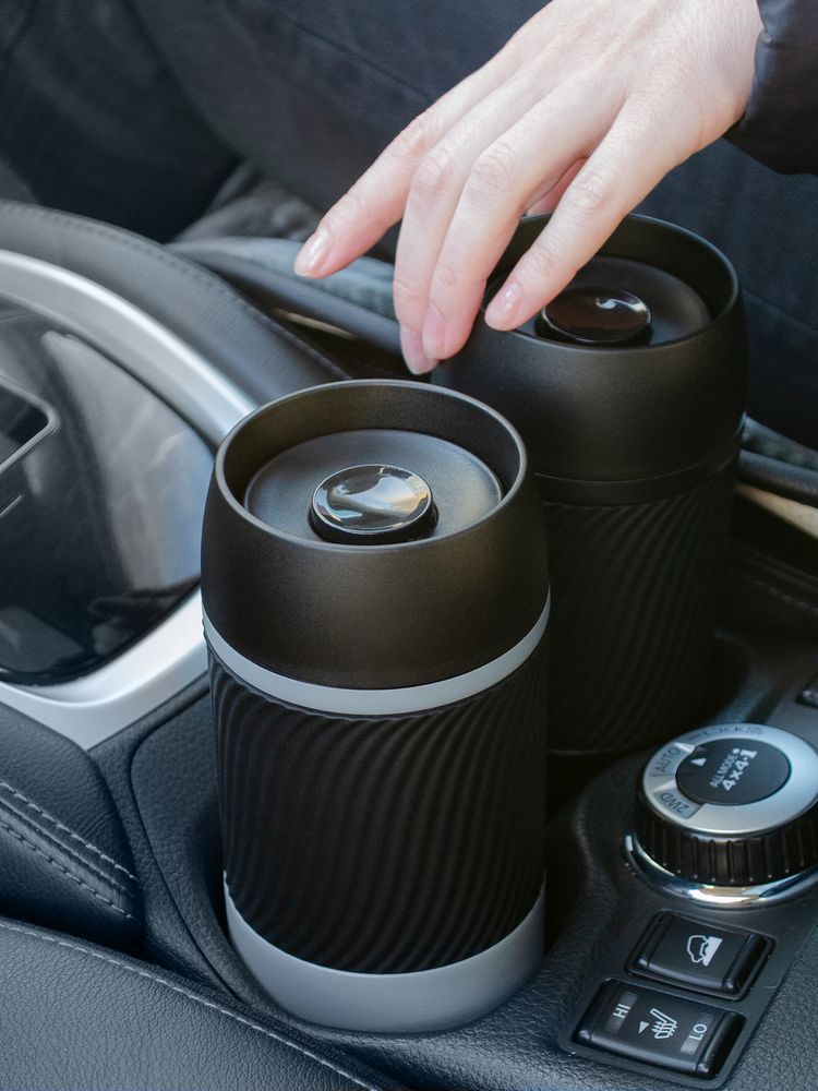 Термостакан Hub, серый — изображение 7