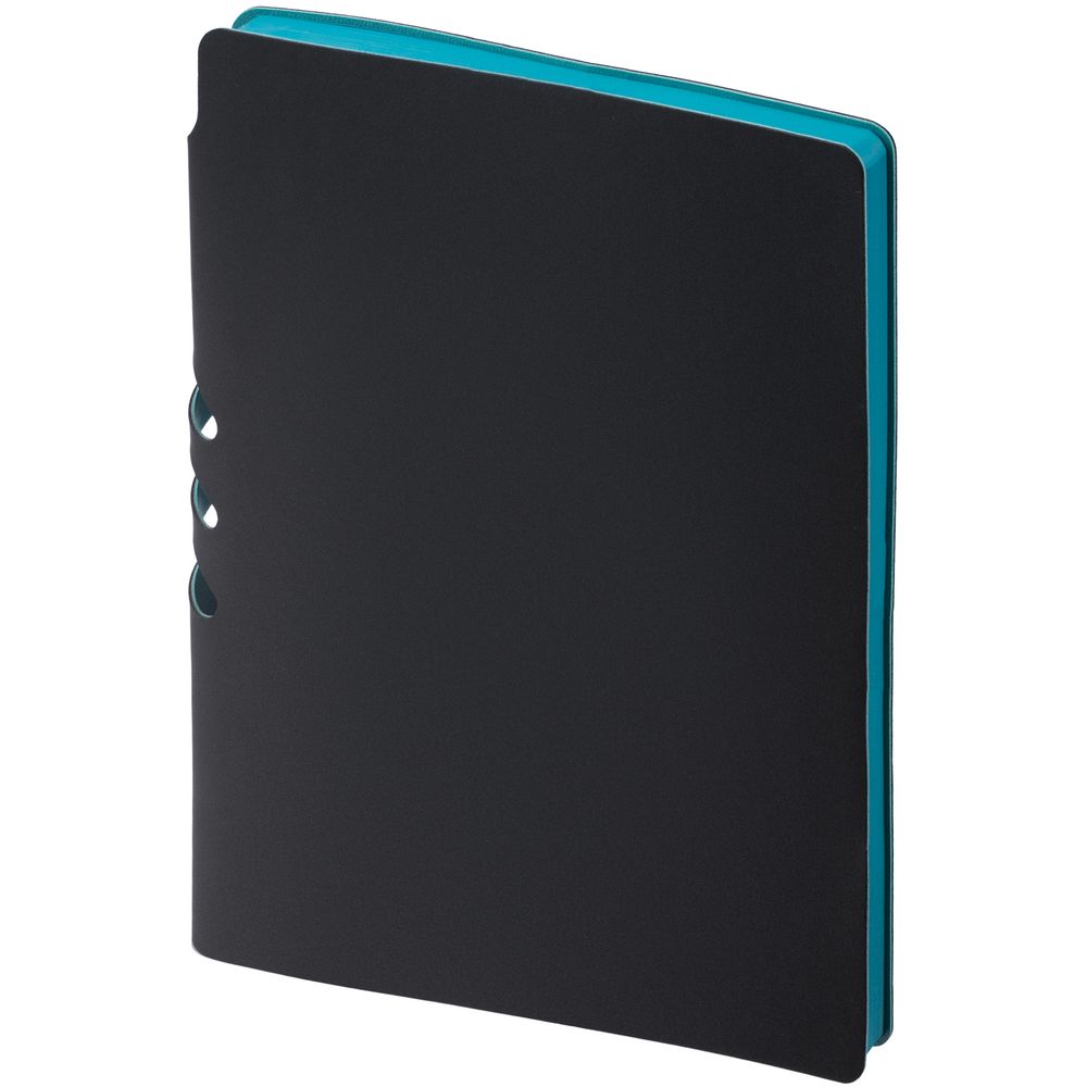 Ежедневник Flexpen Black, недатированный, черный с бирюзовым — изображение 7