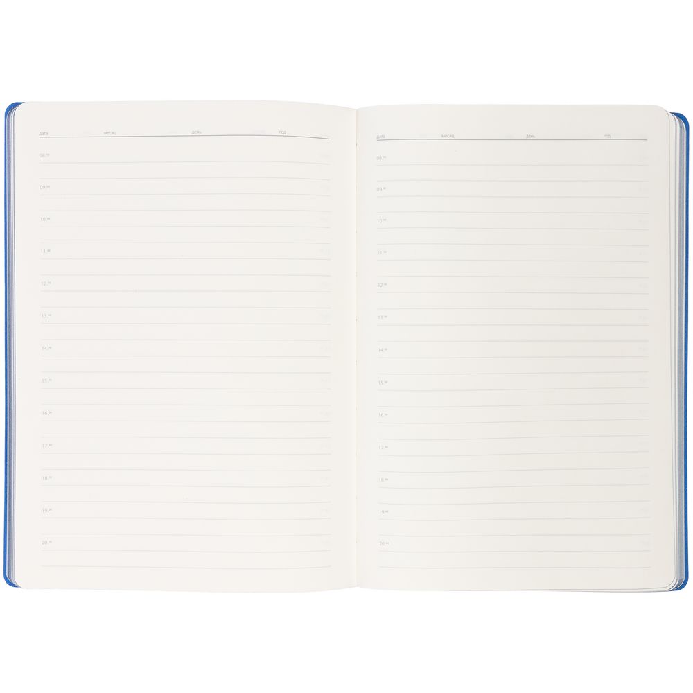 Ежедневник Flexpen Black, недатированный, черный с синим — изображение 11