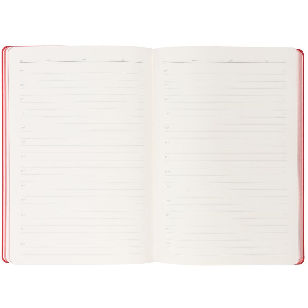 Ежедневник Flexpen Black, недатированный, черный с красным — изображение 11