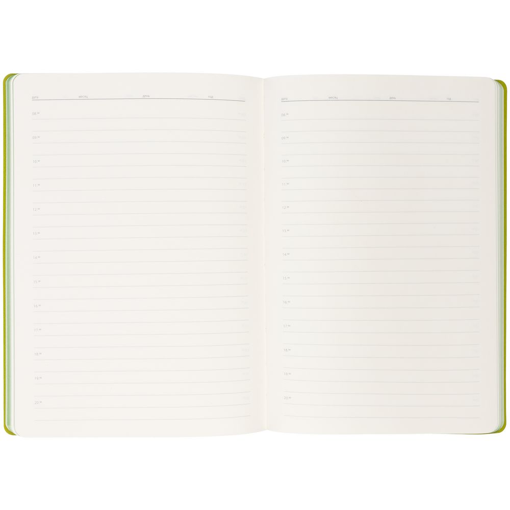 Ежедневник Flexpen Black, недатированный, черный с зеленым — изображение 10