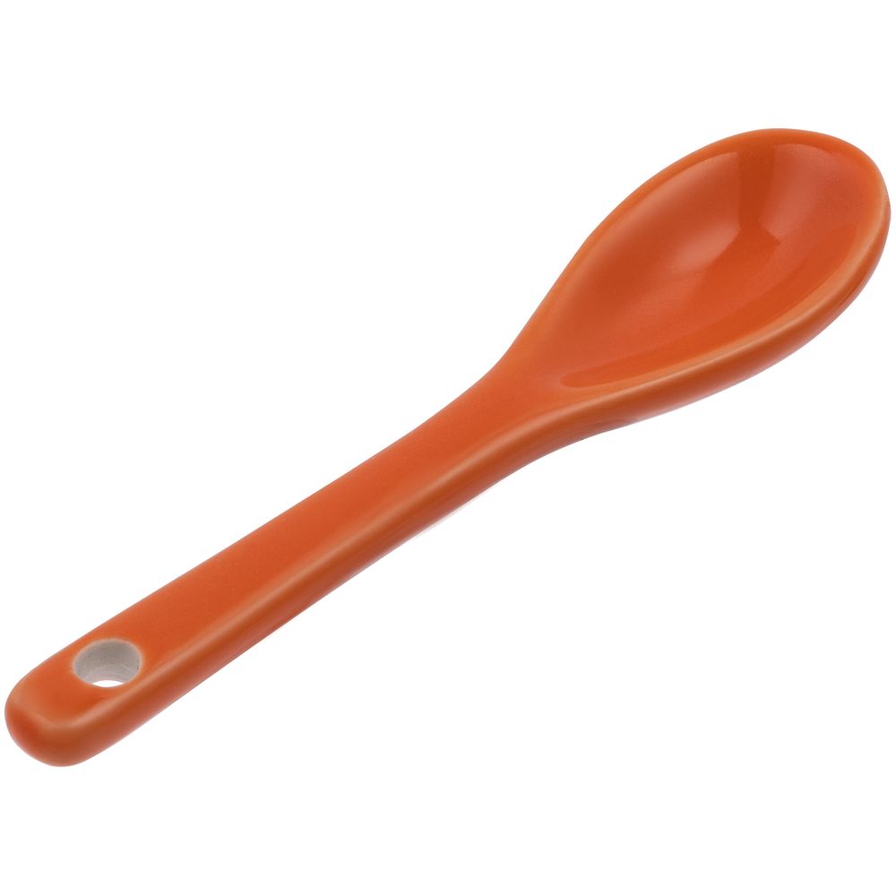 Кофейная кружка Pairy с ложкой, оранжевая — изображение 6