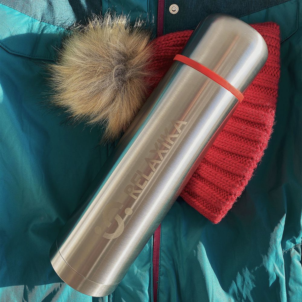 Термос Relaxika 500, стальной — изображение 5