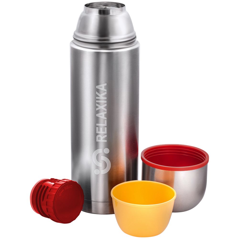 Термос Relaxika Duo 1000, стальной — изображение 5
