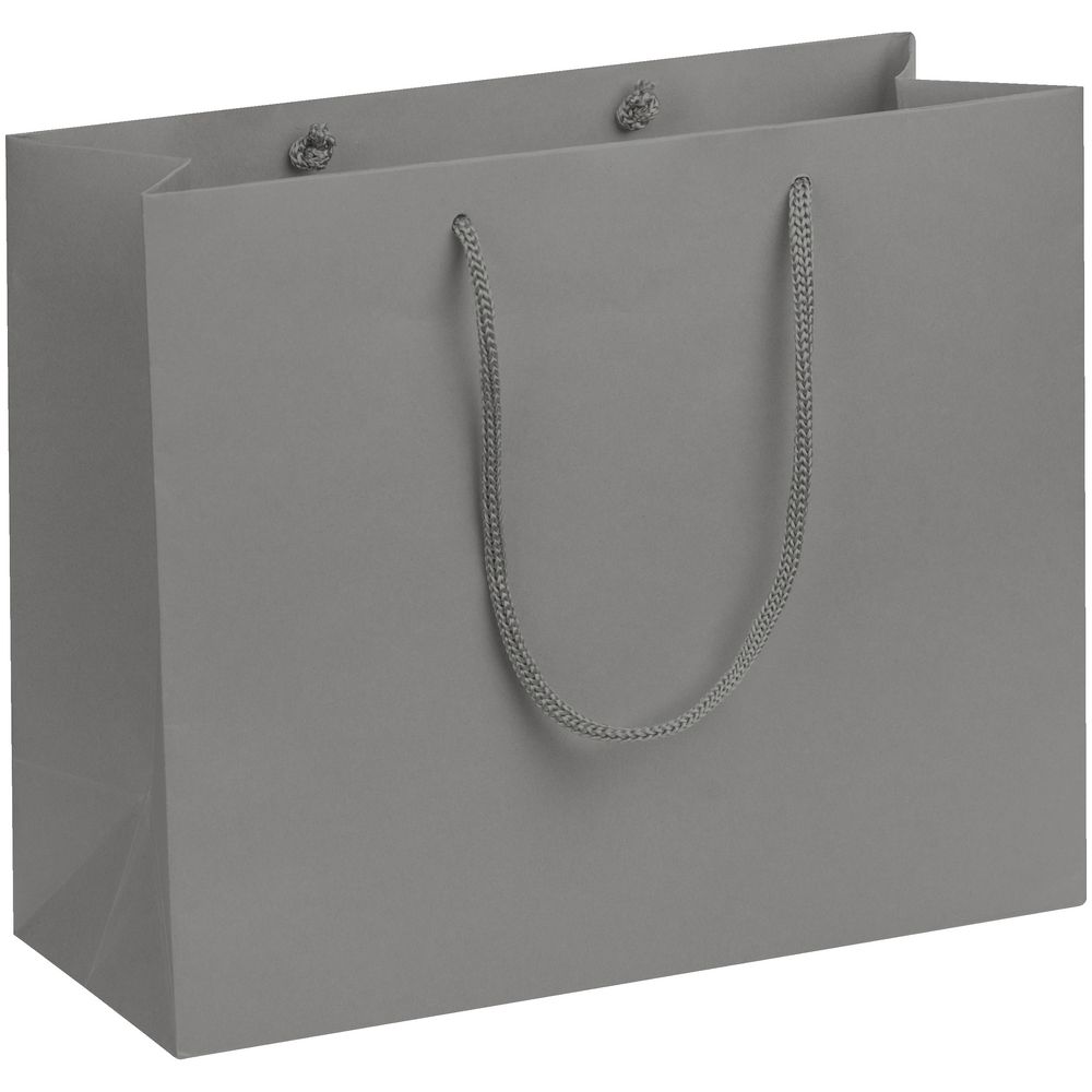 Пакет бумажный Porta S, горизонтальный, серый — изображение 2