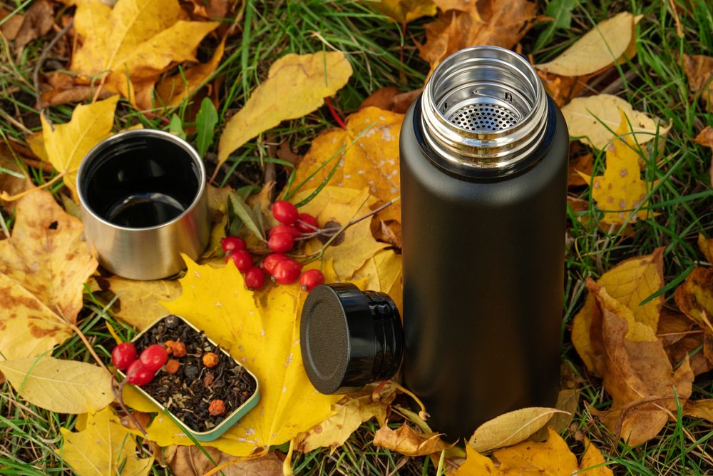 Термос с ситечком Hoffell, черный — изображение 10