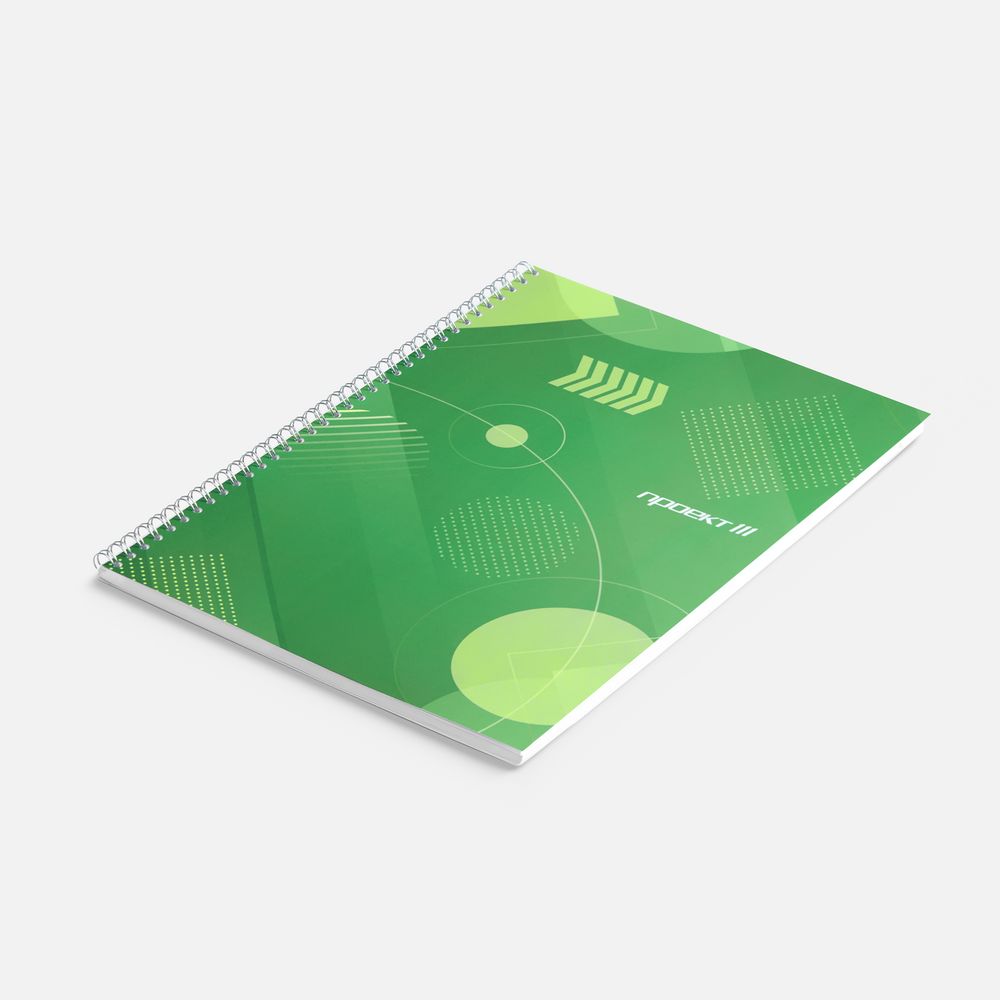 Блокнот на заказ Sketch Print M, без линовки — изображение 4