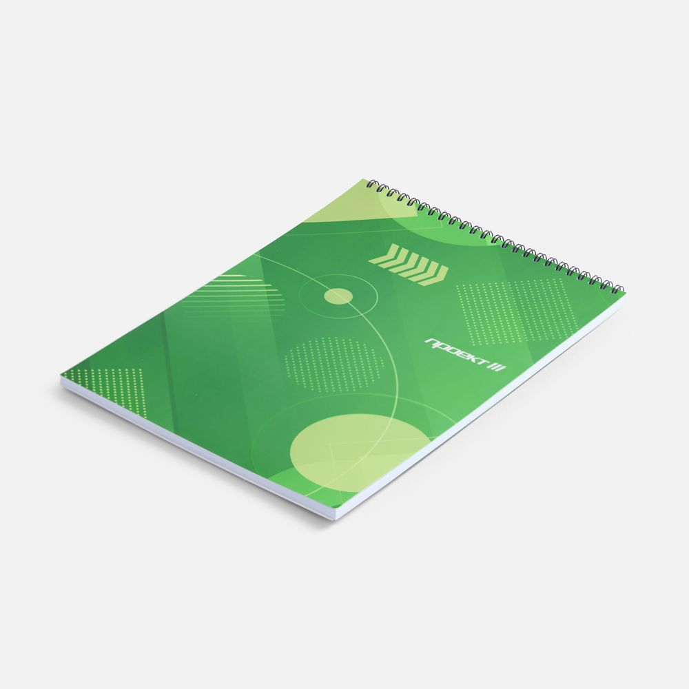 Блокнот на заказ Sketch Print M, без линовки — изображение 2