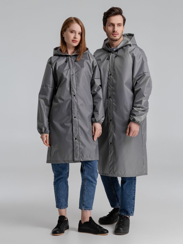 Дождевик со светоотражающими элементами Rainman Blink, серый — изображение 12