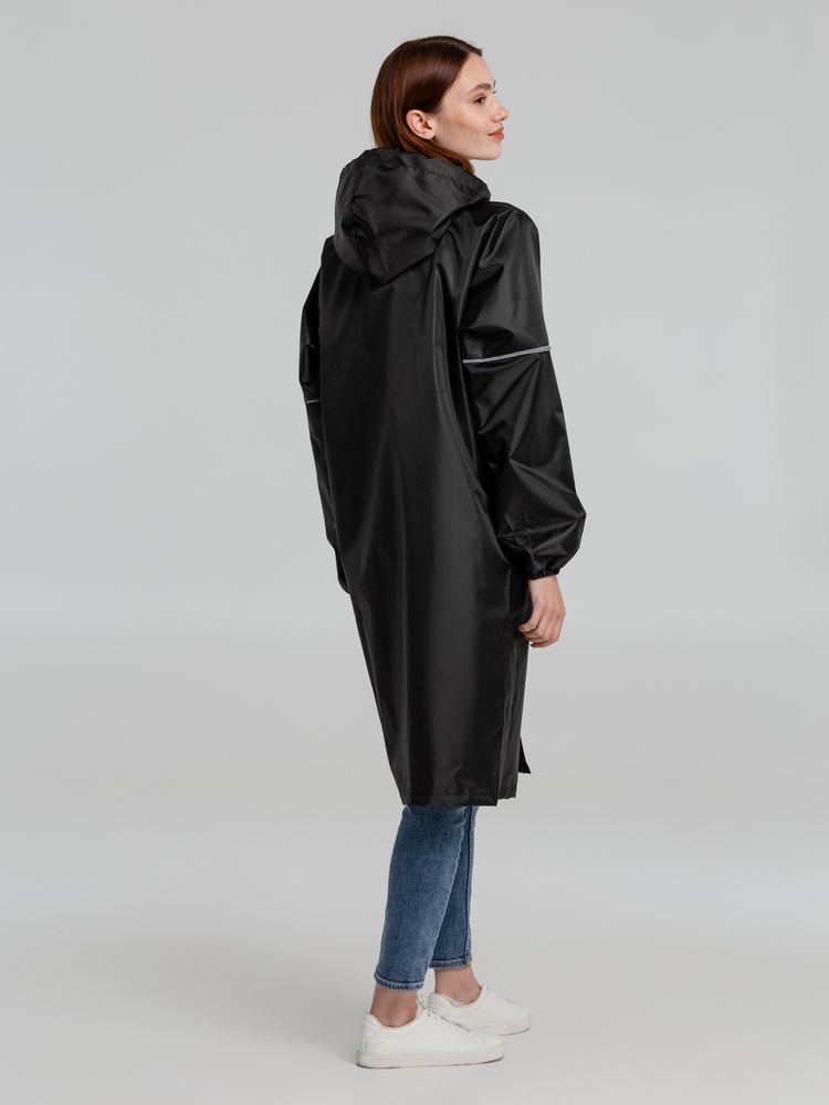 Дождевик со светоотражающими элементами Rainman Blink, черный — изображение 7