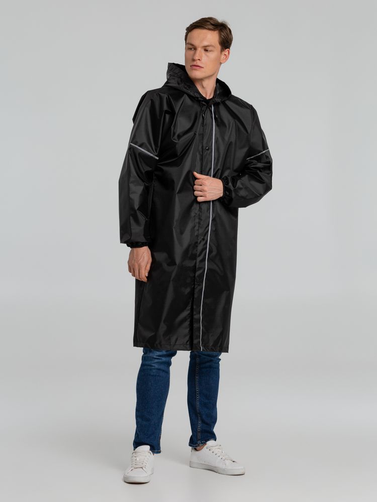 Дождевик со светоотражающими элементами Rainman Blink, черный — изображение 8