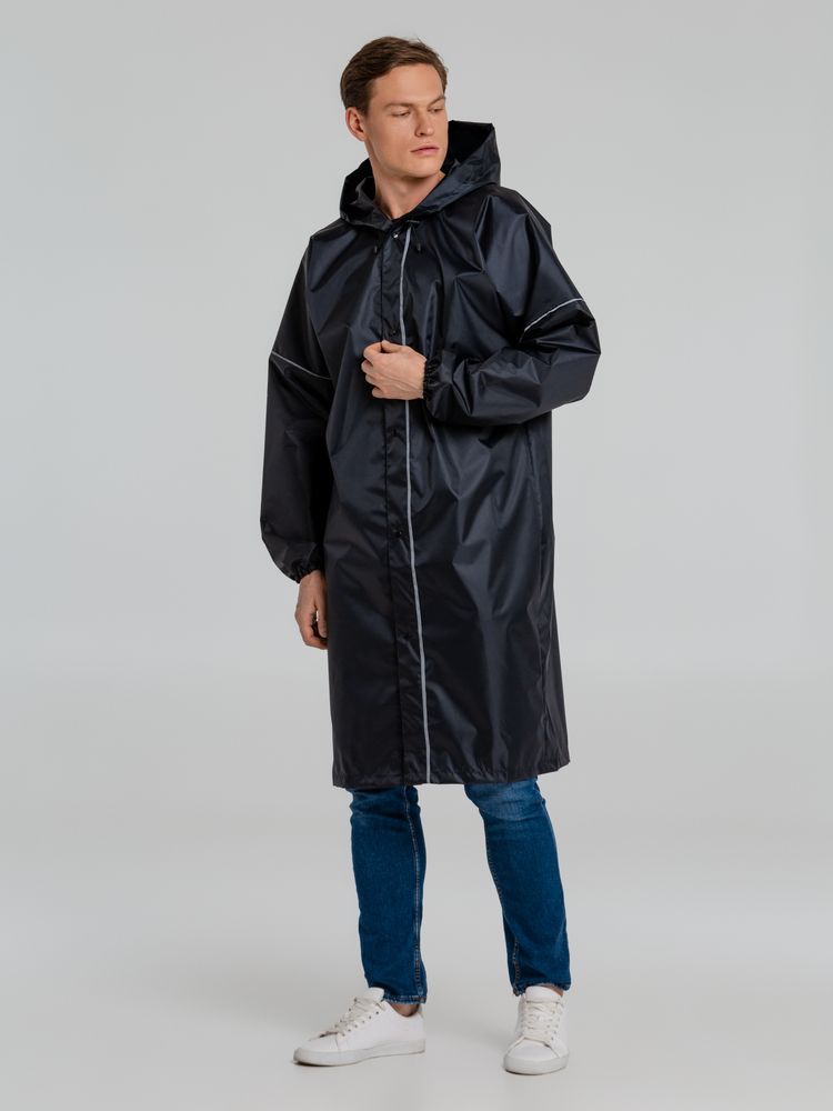 Дождевик со светоотражающими элементами Rainman Blink, темно-синий — изображение 8