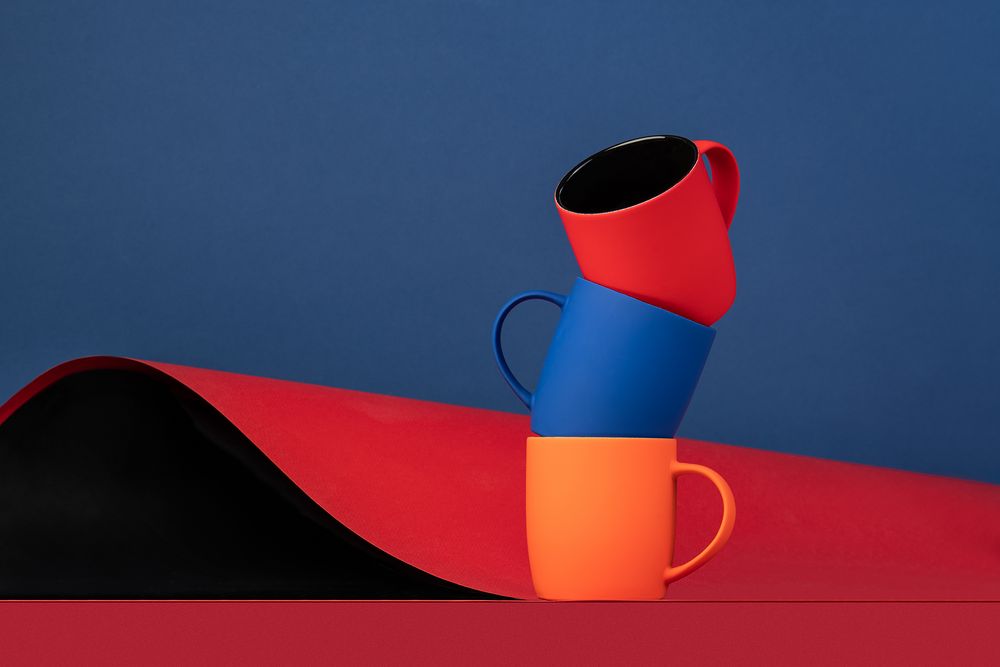 Кружка Surprise Touch Black c покрытием софт-тач, красная — изображение 4