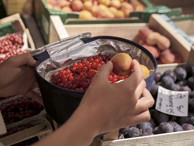 Термосумка Coolerbag S, синяя — изображение 5