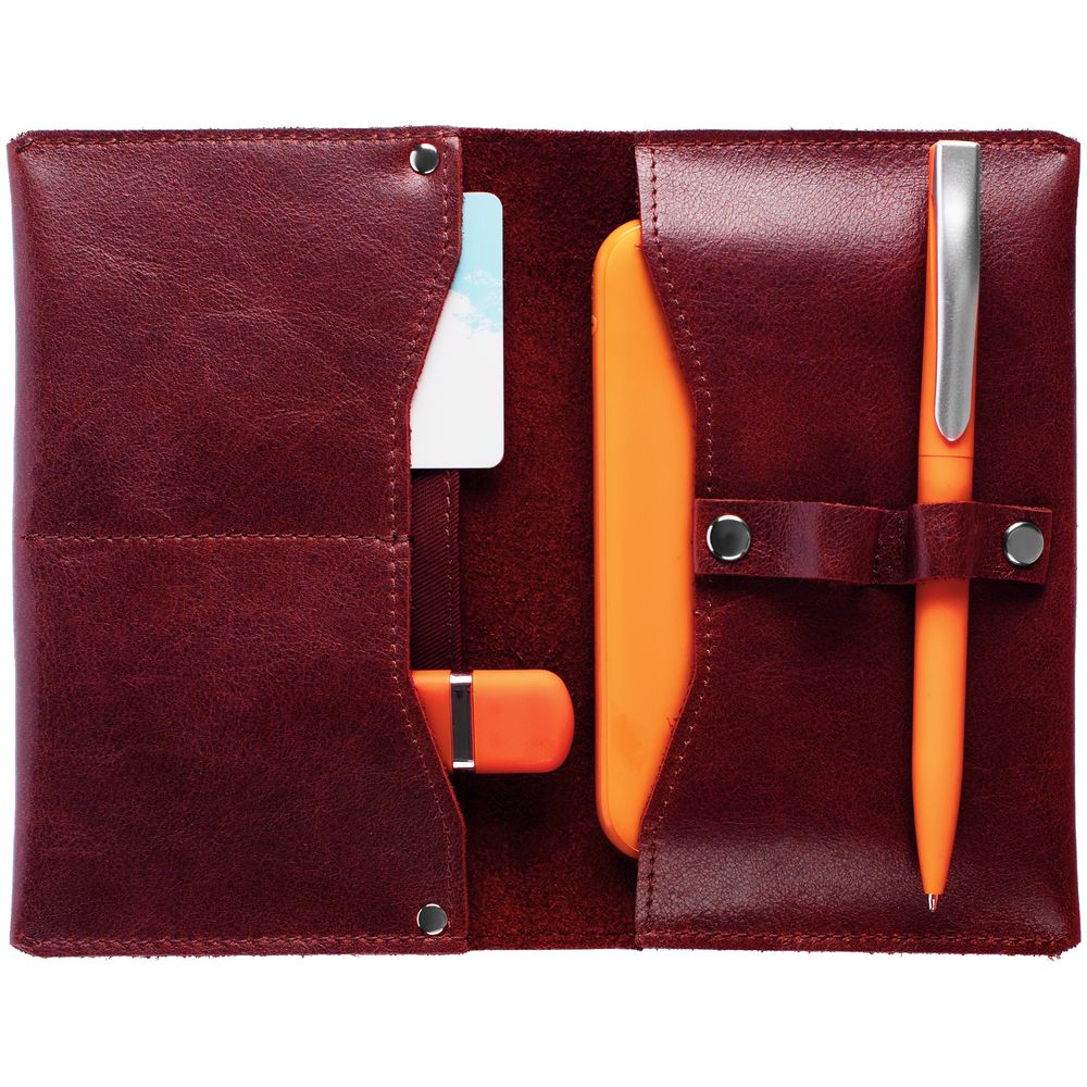 Органайзер для зарядных устройств Apache, темно-красный — изображение 6