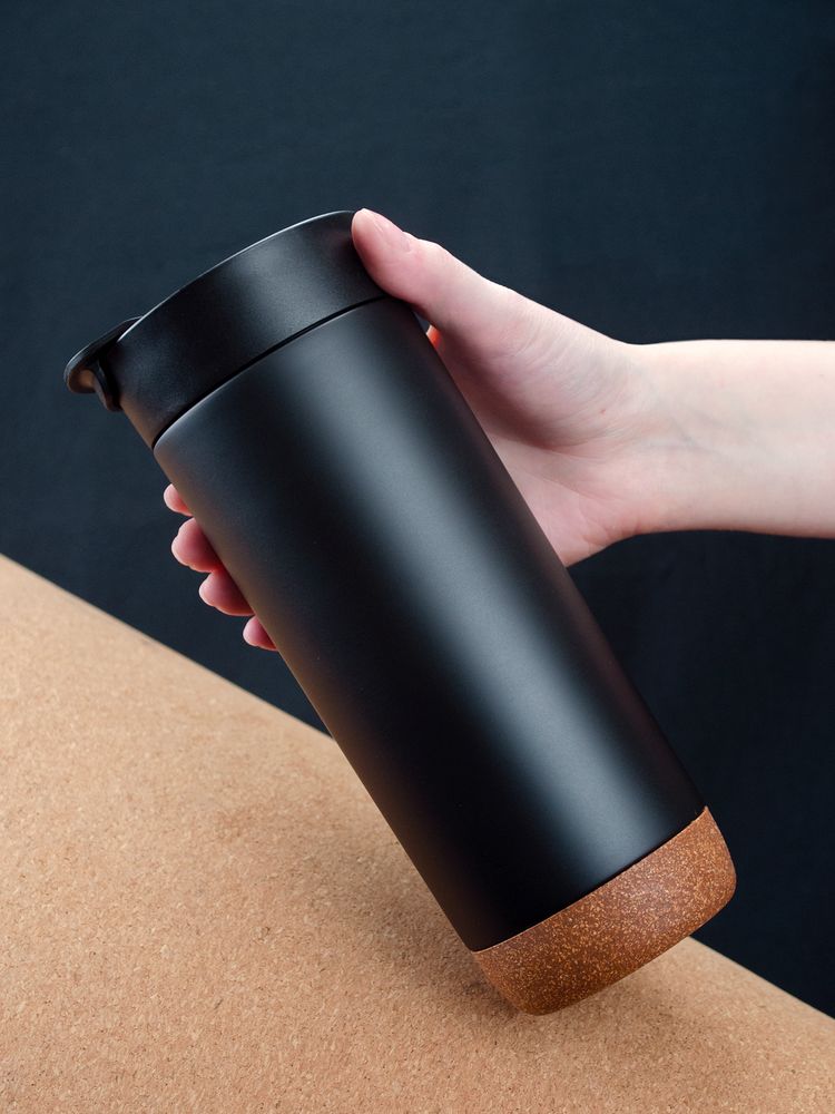 Термостакан Steady, черный — изображение 9