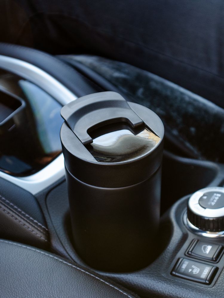 Термостакан Steady, черный — изображение 11