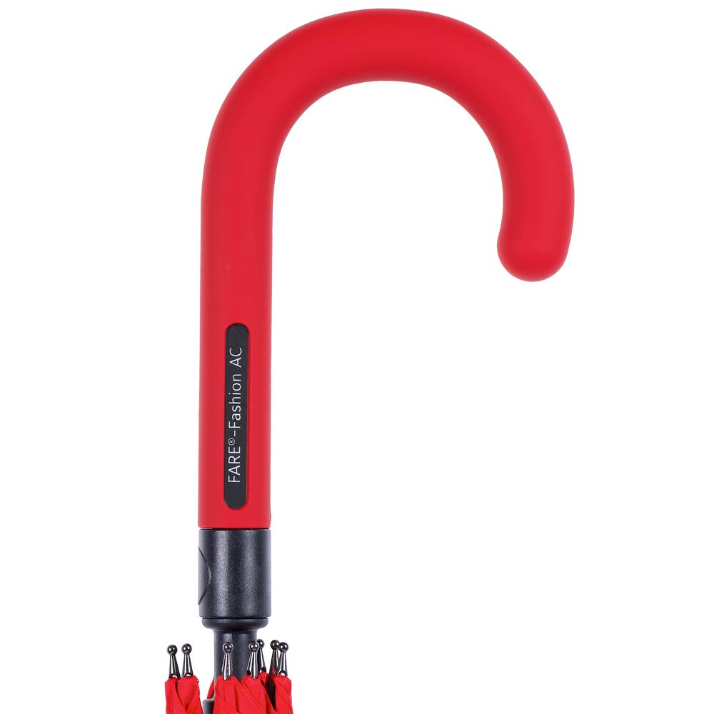 Зонт-трость Fashion, красный — изображение 7