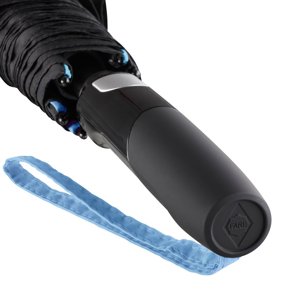 Зонт-трость Seam, голубой — изображение 6