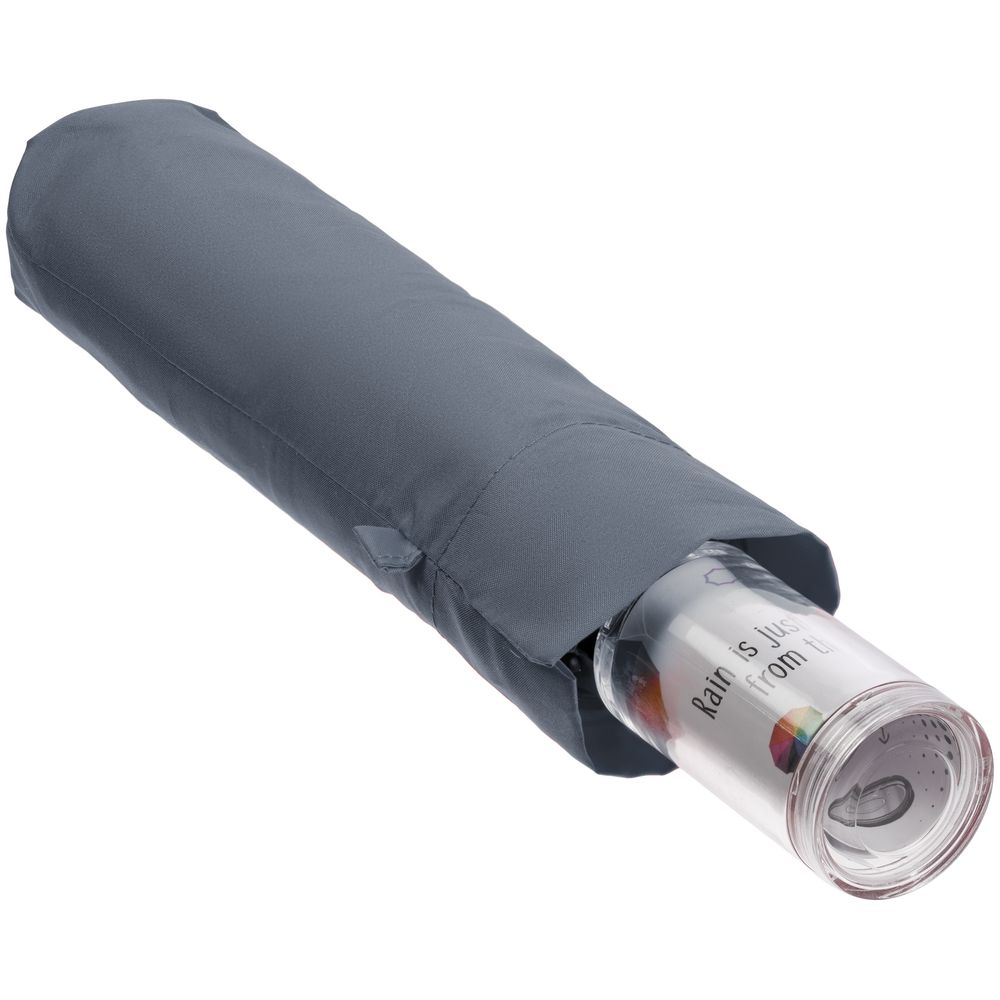 Зонт складной Fillit, серый — изображение 7