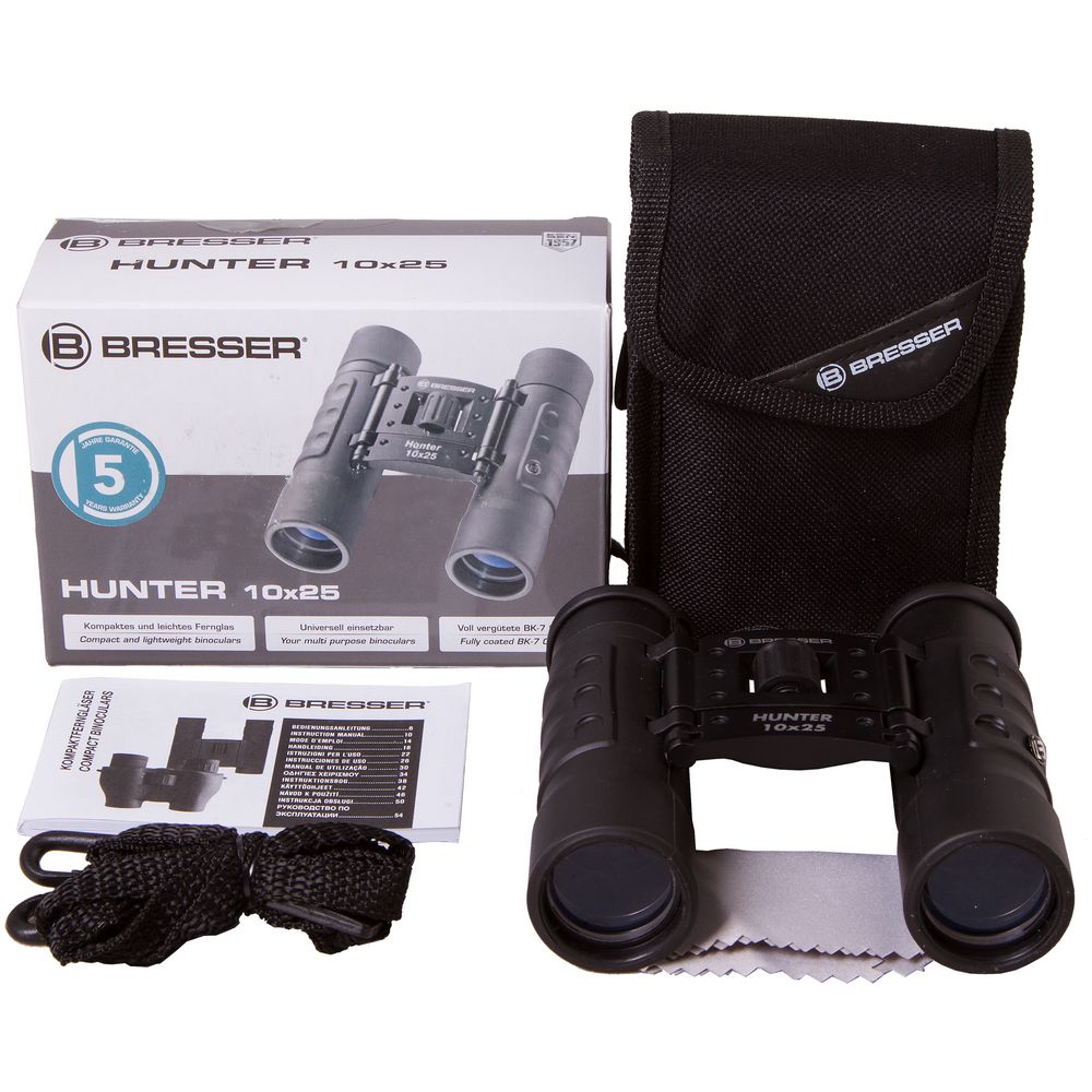 Бинокль Hunter 10x, линзы 25 мм — изображение 7
