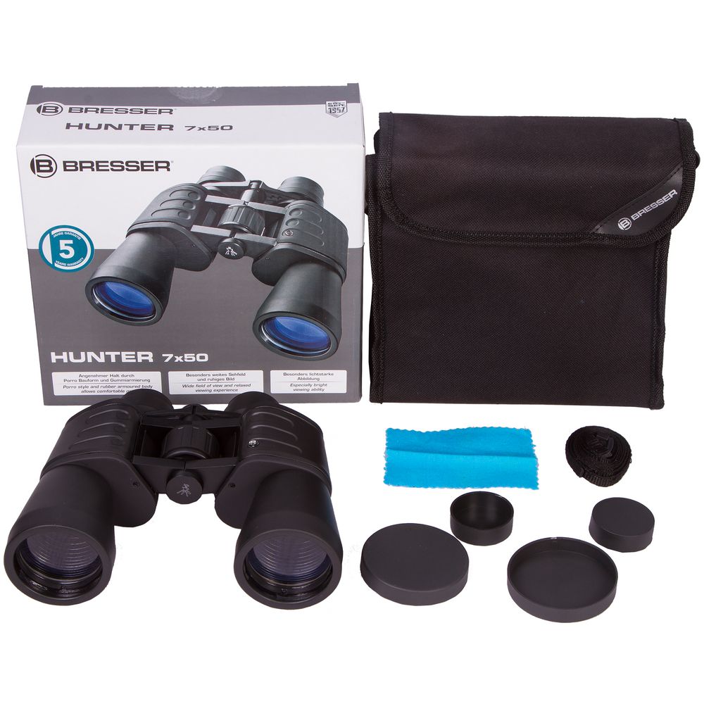 Бинокль Hunter 7x, линзы 50 мм — изображение 6